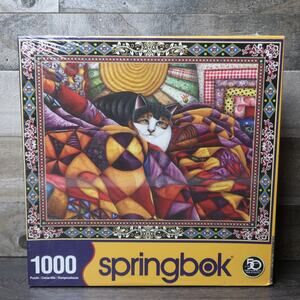 Springbok Quilted Cat Puzzle 1000 Piece
